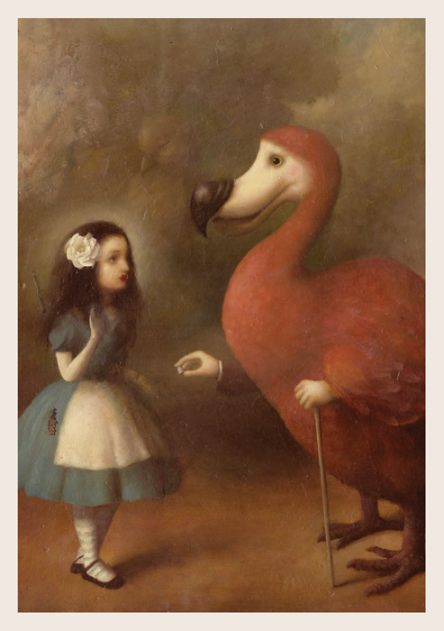 The Presentation of the Thimble Postcard by Stephen Mackey